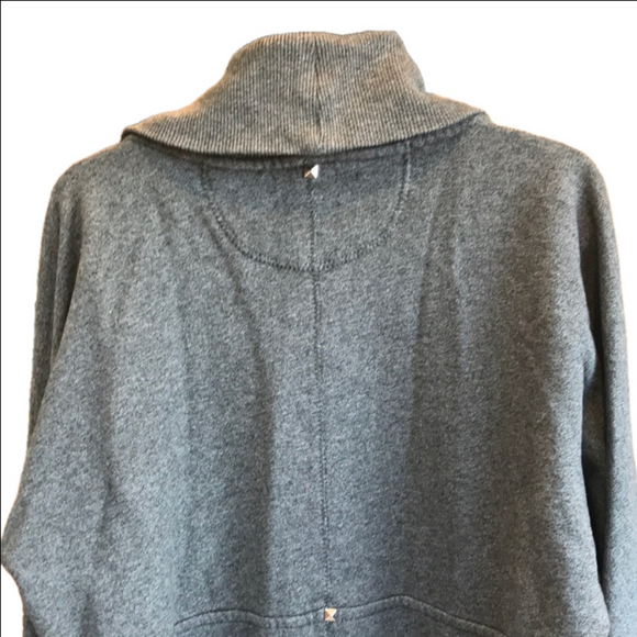 Aritzia Wilfred Diderot Cocoon Grey Open Cardigan Sweater Womens Small - Picture 8 of 16